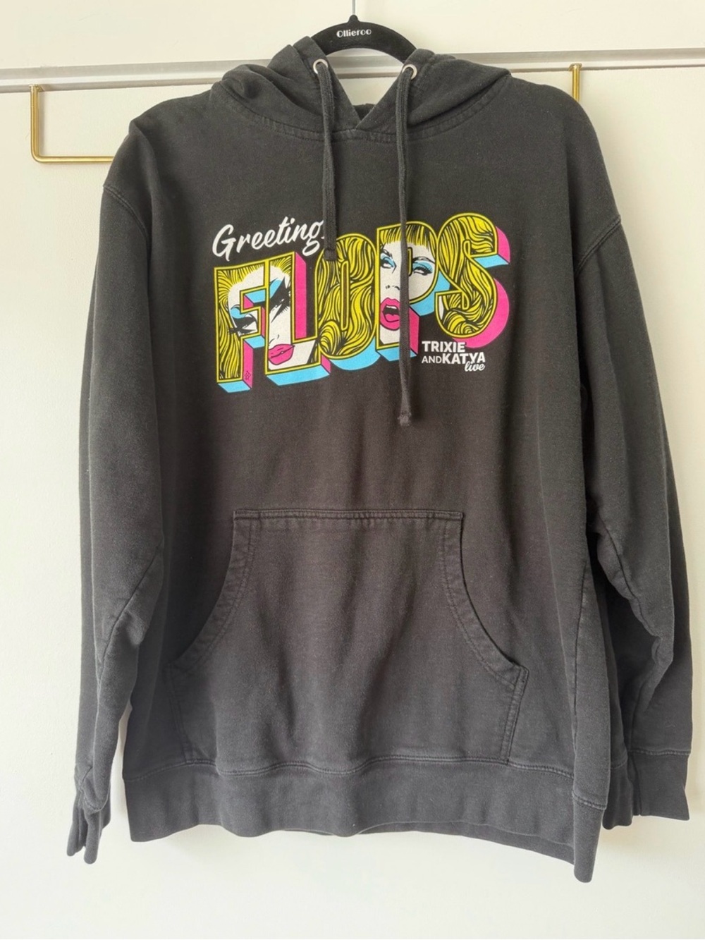 Trixie and Katya Graphic Hoodie - Black -